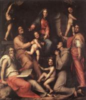 Pontormo, Jacopo da - Madonna And Child With Saints